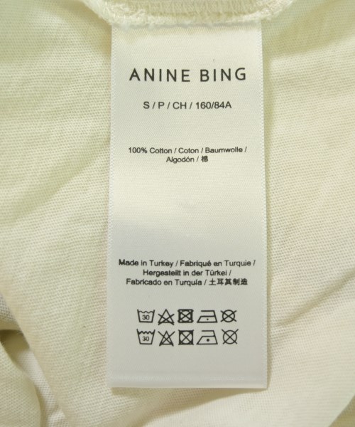 ANINE BING（アニンビン）Tシャツ・カットソー 白 サイズ:S メンズ/2200688017033