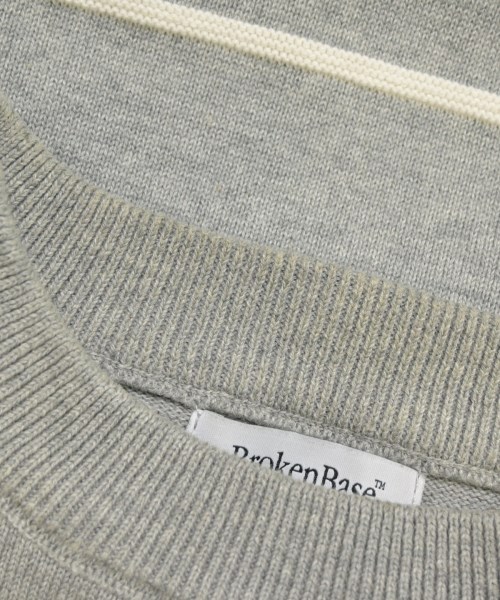 BROKEN BASE（ブロークンベース）ニット・セーター グレー サイズ:L メンズ/2200634238185