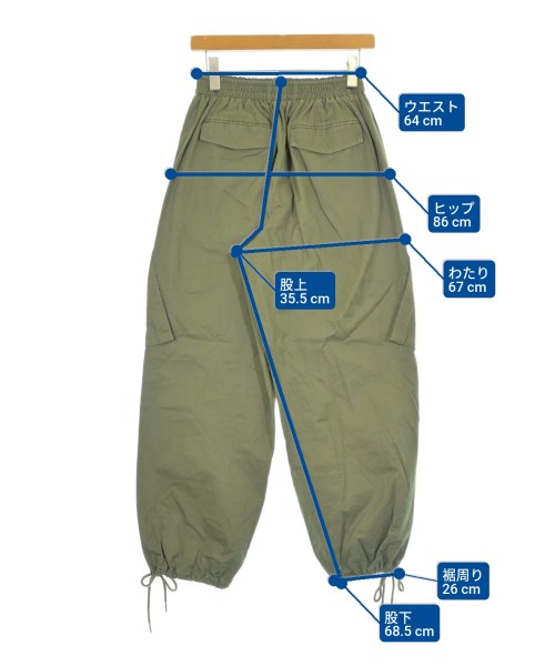 chuclla（チュクラ）カーゴパンツ カーキ サイズ:M レディース/2200615631011