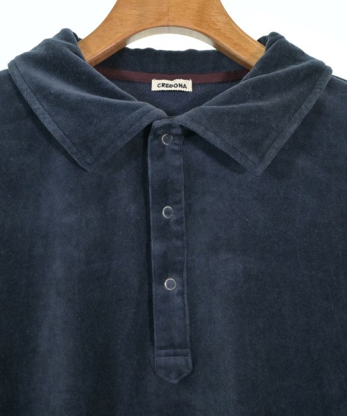 CREDONA（クレドナ）カジュアルシャツ 紺 サイズ:F レディース/2200661810040