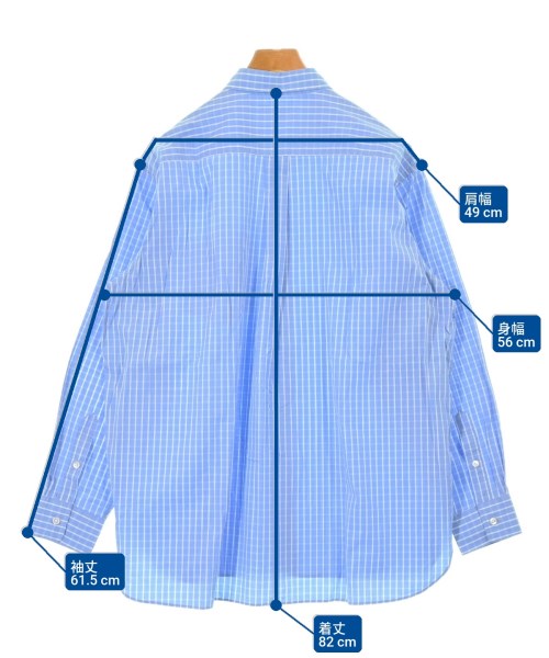 Ernie Palo（アーニーパロ）カジュアルシャツ 青 サイズ:48(XL位) メンズ/2200637191111