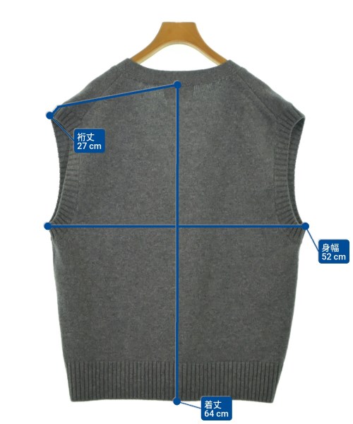 Ernie Palo（アーニーパロ）ベスト グレー サイズ:38(M位) レディース/2200624924074