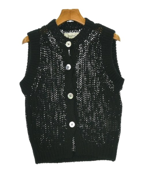 Ernie Palo(アーニーパロ)ベスト/ノースリーブ 黒 サイズ:38(M位)/2200661378052