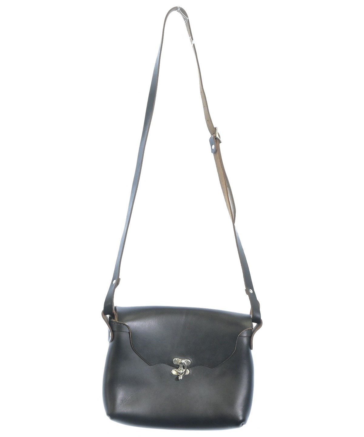 フェルナンドレザー　ラージ　ブラック FERNAND LEATHER（フェルナンドレザー）ショルダーバッグ 黒 サイズ