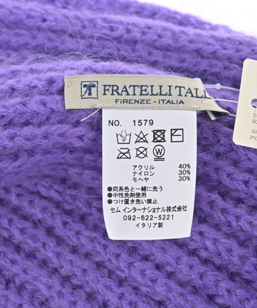 FRATELLI TALLI（フラテリータリー）マフラー 紫 サイズ:- レディース/2200615849010