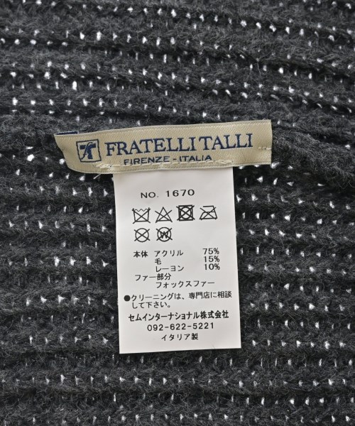 FRATELLI TALLI（フラテリータリー）マフラー グレー サイズ:- レディース/2200703602251
