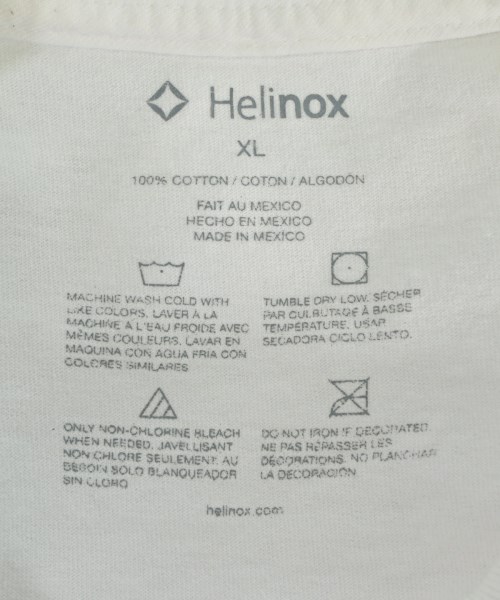Helinox（ヘリノックス）Tシャツ・カットソー 白 サイズ:XL メンズ/2200664630294