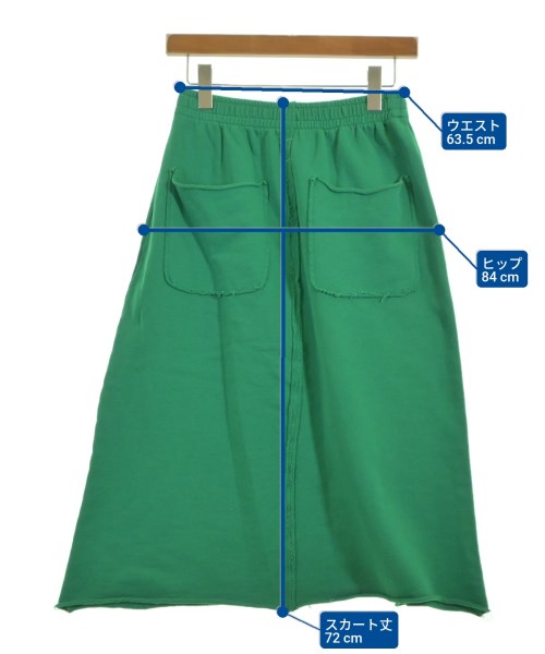 isabella crementini（イザベラクレメンティー二）ロング・マキシ丈スカート 緑 サイズ:40(M位) レディース/2200624747178