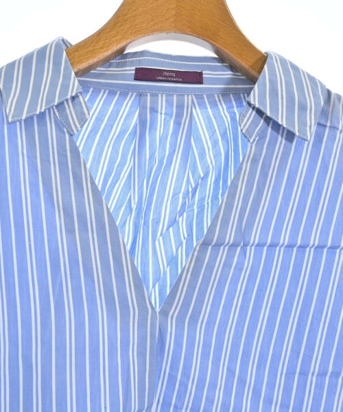 ITEMS URBAN RESEARCH（アイテムズアーバンリサーチ）ブラウス 青 サイズ:F レディース/2200623977071