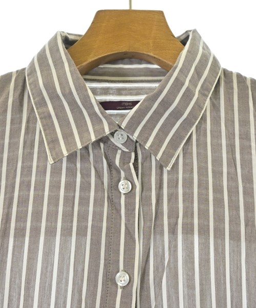 ITEMS URBAN RESEARCH（アイテムズアーバンリサーチ）シャツワンピース 茶 サイズ:F レディース/2200633948191