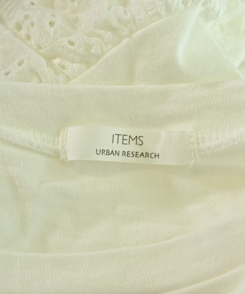 ITEMS URBAN RESEARCH（アイテムズアーバンリサーチ）Tシャツ・カットソー 白 サイズ:F レディース/2200634905131