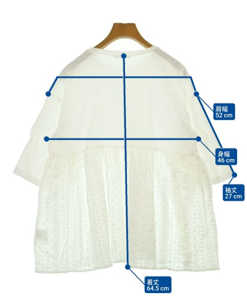 ITEMS URBAN RESEARCH（アイテムズアーバンリサーチ）Tシャツ・カットソー 白 サイズ:F レディース/2200634905131