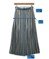 ITEMS URBAN RESEARCH（アイテムズアーバンリサーチ）ロング・マキシ丈スカート グレー サイズ:F レディース/2200624294023