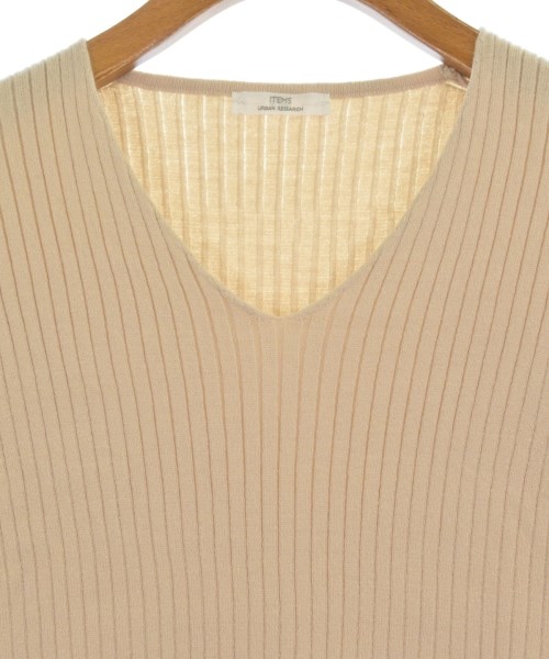ITEMS URBAN RESEARCH（アイテムズアーバンリサーチ）ニット・セーター ベージュ サイズ:F レディース/2200636645097