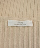 ITEMS URBAN RESEARCH（アイテムズアーバンリサーチ）ニット・セーター ベージュ サイズ:F レディース/2200636645097