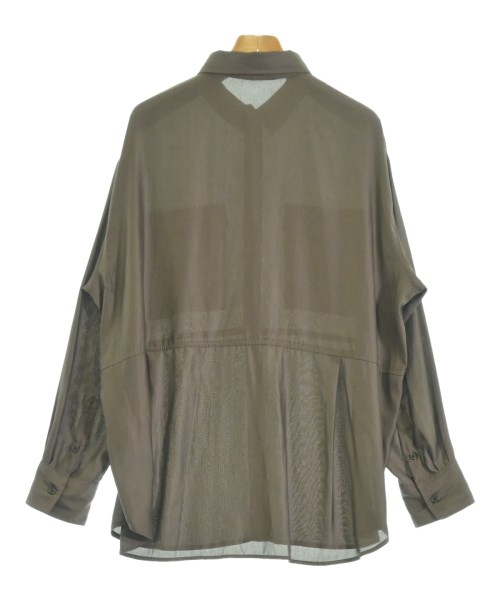 ITEMS URBAN RESEARCH（アイテムズアーバンリサーチ）カジュアルシャツ 茶 サイズ:F レディース/2200613733014
