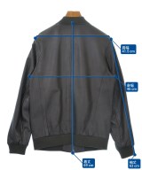 ITEMS URBAN RESEARCH（アイテムズアーバンリサーチ）ライダース 茶 サイズ:38(XS位) メンズ/2200626235024