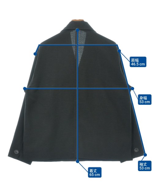 ITEMS URBAN RESEARCH（アイテムズアーバンリサーチ）カジュアルジャケット 黒 サイズ:F レディース/2200618651146