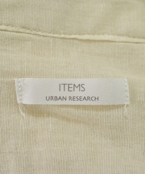 ITEMS URBAN RESEARCH（アイテムズアーバンリサーチ）カジュアルシャツ 黄 サイズ:F レディース/2200630098080