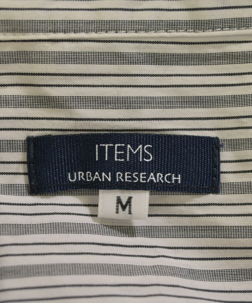 ITEMS URBAN RESEARCH（アイテムズアーバンリサーチ）カジュアルシャツ 白 サイズ:M メンズ/2200621121209
