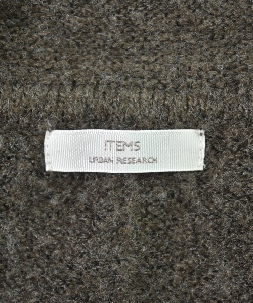 ITEMS URBAN RESEARCH（アイテムズアーバンリサーチ）ニット・セーター 茶 サイズ:F レディース/2200611521040