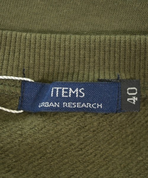 ITEMS URBAN RESEARCH（アイテムズアーバンリサーチ）スウェット カーキ サイズ:40(L位) メンズ/2200595433179