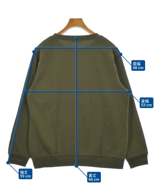 ITEMS URBAN RESEARCH（アイテムズアーバンリサーチ）スウェット カーキ サイズ:40(L位) メンズ/2200595433179