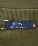 ITEMS URBAN RESEARCH（アイテムズアーバンリサーチ）スウェット カーキ サイズ:40(L位) メンズ/2200595433179