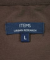 ITEMS URBAN RESEARCH（アイテムズアーバンリサーチ）カジュアルシャツ 茶 サイズ:L メンズ/2200664979027
