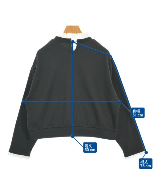 ITEMS URBAN RESEARCH（アイテムズアーバンリサーチ）スウェット 黒 サイズ:F レディース/2200670925056
