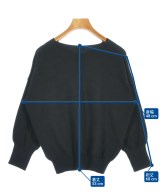 ITEMS URBAN RESEARCH（アイテムズアーバンリサーチ）ニット・セーター 黒 サイズ:F レディース/2200669436136