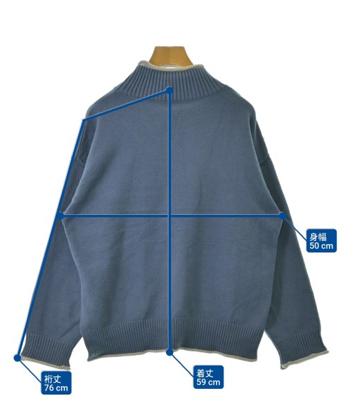 ITEMS URBAN RESEARCH（アイテムズアーバンリサーチ）ニット・セーター 青 サイズ:F レディース/2200669436150