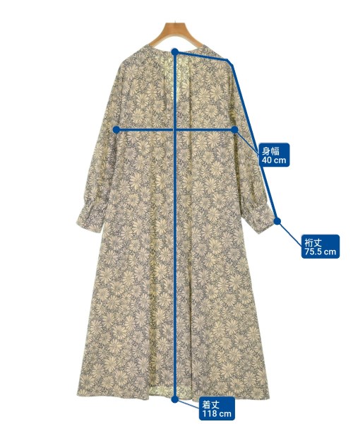 ITEMS URBAN RESEARCH（アイテムズアーバンリサーチ）ワンピース ベージュ サイズ:S レディース/2200672495045