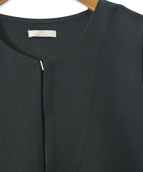 ITEMS URBAN RESEARCH（アイテムズアーバンリサーチ）ノースリーブ 黒 サイズ:F レディース/2200673404091