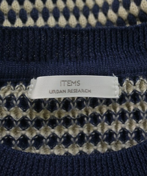 ITEMS URBAN RESEARCH（アイテムズアーバンリサーチ）ニット・セーター 紺 サイズ:F レディース/2200679056034
