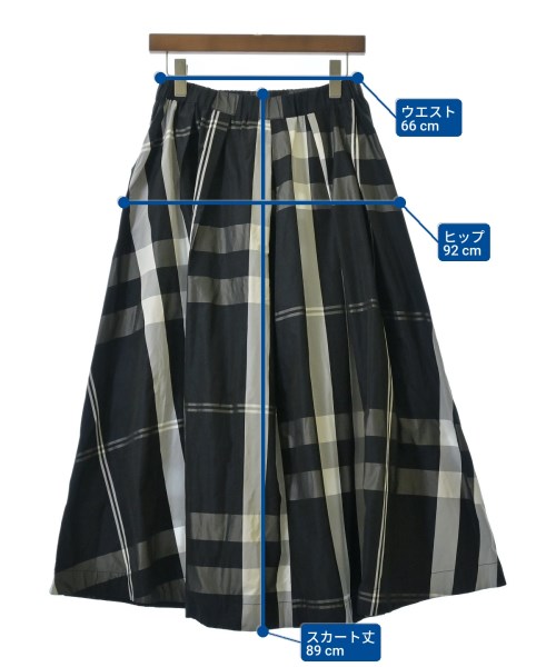 ITEMS URBAN RESEARCH（アイテムズアーバンリサーチ）ロング・マキシ丈スカート 黒 サイズ:-(M位) レディース/2200672393150