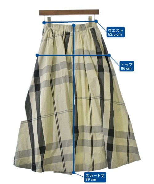 ITEMS URBAN RESEARCH（アイテムズアーバンリサーチ）ロング・マキシ丈スカート 白 サイズ:-(S位) レディース/2200672393167