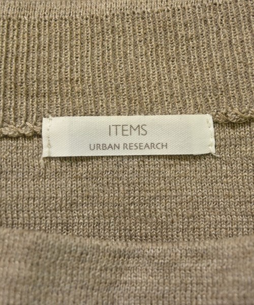 ITEMS URBAN RESEARCH（アイテムズアーバンリサーチ）ニット・セーター ベージュ サイズ:F レディース/2200676024036
