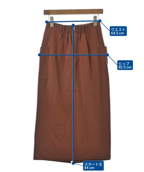 ITEMS URBAN RESEARCH（アイテムズアーバンリサーチ）ロング・マキシ丈スカート 赤 サイズ:F レディース/2200674948082