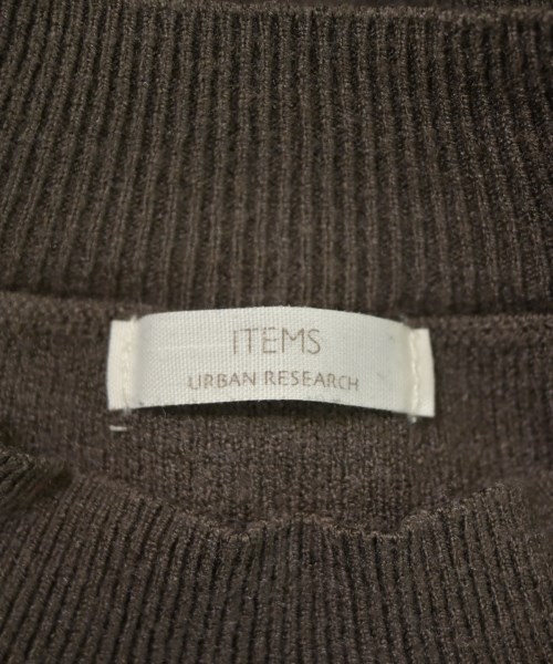 ITEMS URBAN RESEARCH（アイテムズアーバンリサーチ）ニット・セーター 茶 サイズ:F レディース/2200673862051