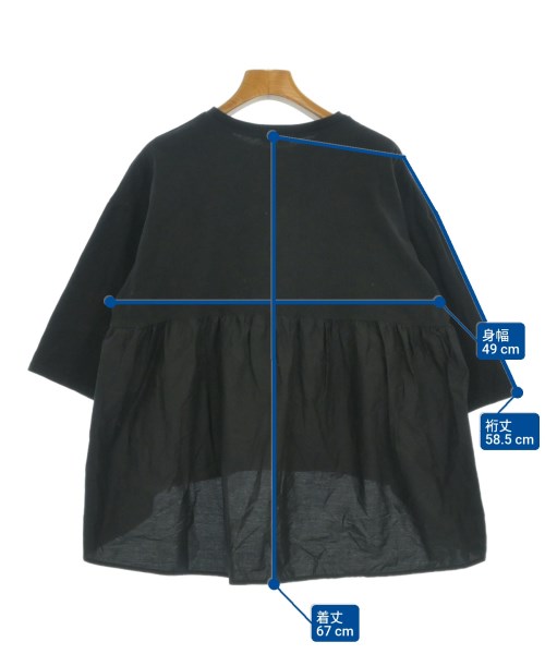 ITEMS URBAN RESEARCH（アイテムズアーバンリサーチ）ブラウス 黒 サイズ:F レディース/2200677220086
