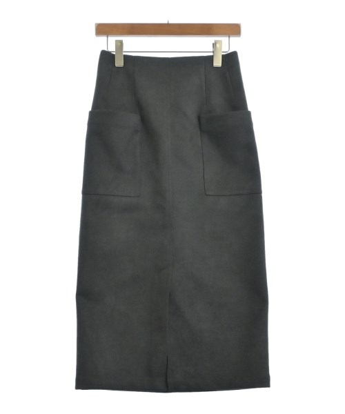 ITEMS URBAN RESEARCH（アイテムズアーバンリサーチ）ロング・マキシ丈スカート グレー サイズ:F レディース/2200689823077