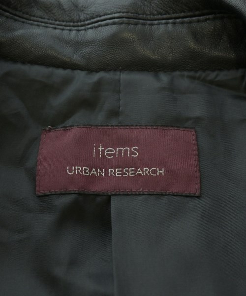 ITEMS URBAN RESEARCH（アイテムズアーバンリサーチ）ライダース 黒 サイズ:38(M位) レディース/2200689002045