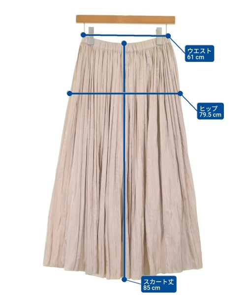 ITEMS URBAN RESEARCH（アイテムズアーバンリサーチ）ロング・マキシ丈スカート ベージュ サイズ:F レディース/2200688190026