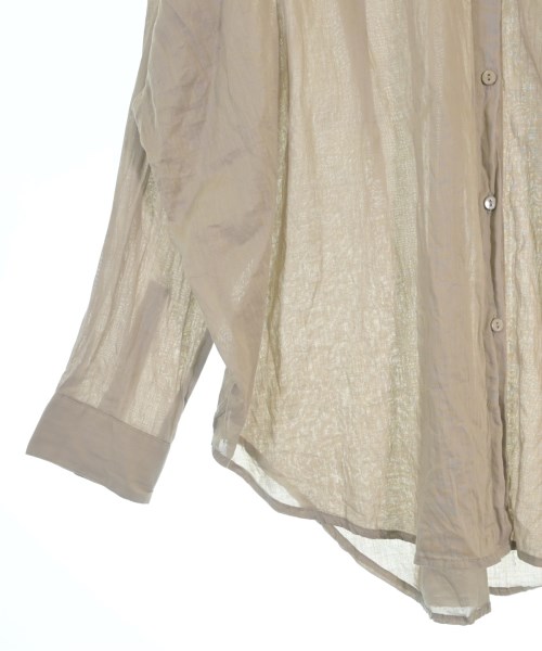 ITEMS URBAN RESEARCH（アイテムズアーバンリサーチ）カジュアルシャツ ベージュ サイズ:F レディース/2200692786154