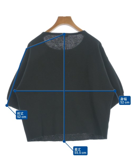 ITEMS URBAN RESEARCH（アイテムズアーバンリサーチ）ニット・セーター 黒 サイズ:F レディース/2200686667032