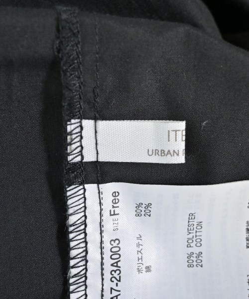 ITEMS URBAN RESEARCH（アイテムズアーバンリサーチ）ブラウス 黒 サイズ:F レディース/2200696927072
