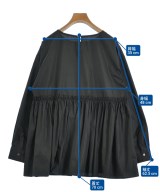 ITEMS URBAN RESEARCH（アイテムズアーバンリサーチ）ブラウス 黒 サイズ:F レディース/2200696927072