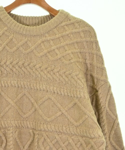 ITEMS URBAN RESEARCH（アイテムズアーバンリサーチ）ニット・セーター ベージュ サイズ:F レディース/2200693523017