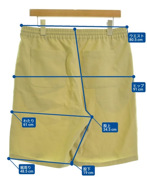 ITEMS URBAN RESEARCH（アイテムズアーバンリサーチ）ショートパンツ 緑 サイズ:L メンズ/2200691277059